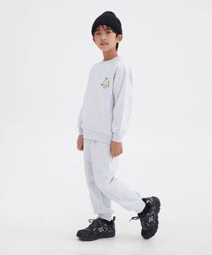 [키즈] (망그러진곰) 상하세트 (기모)(MELANGE GRAY)_SPSMG11KU1