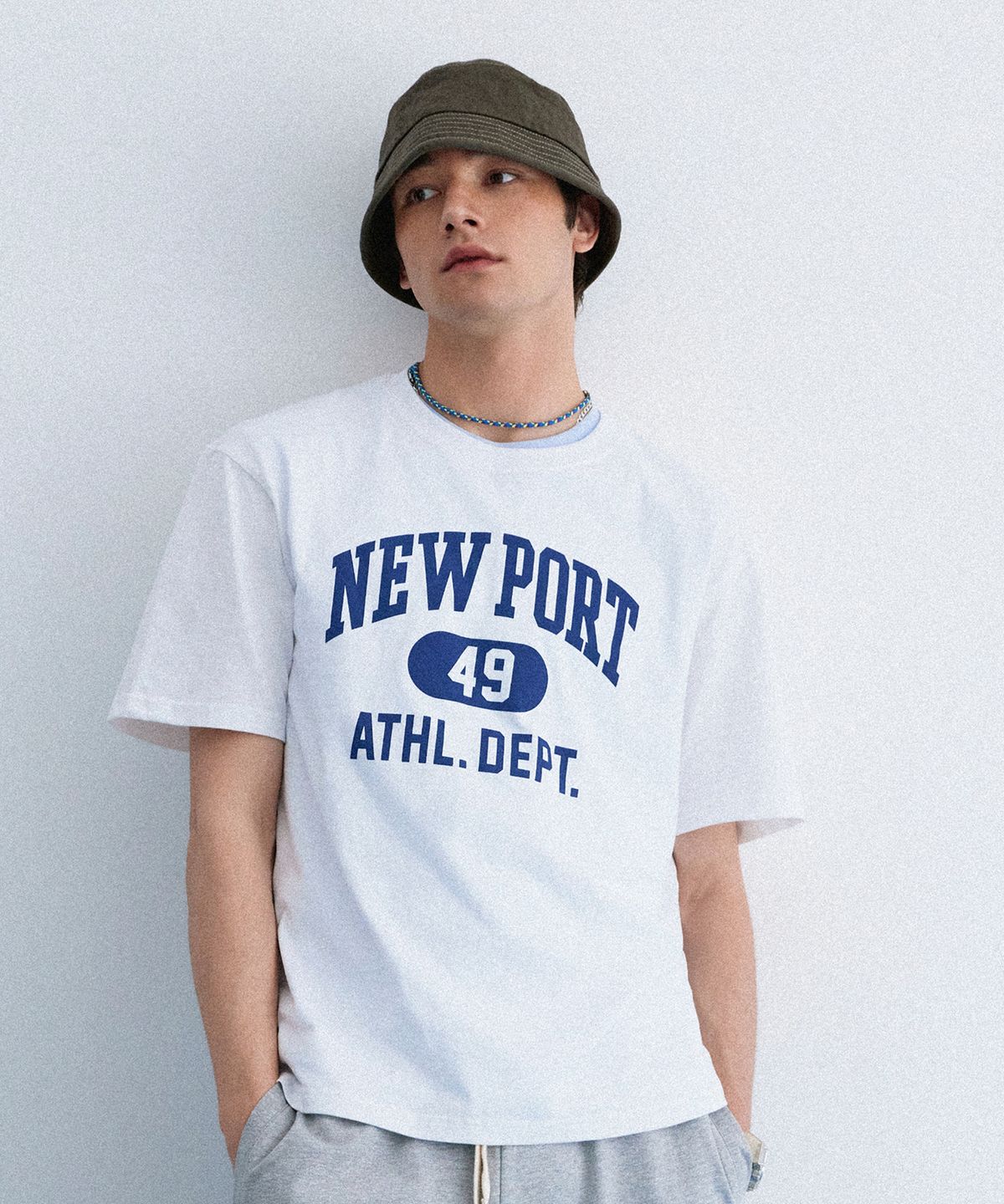 후아유(WHO.A.U) New Port Logo T-shirt / WHRPG2401U