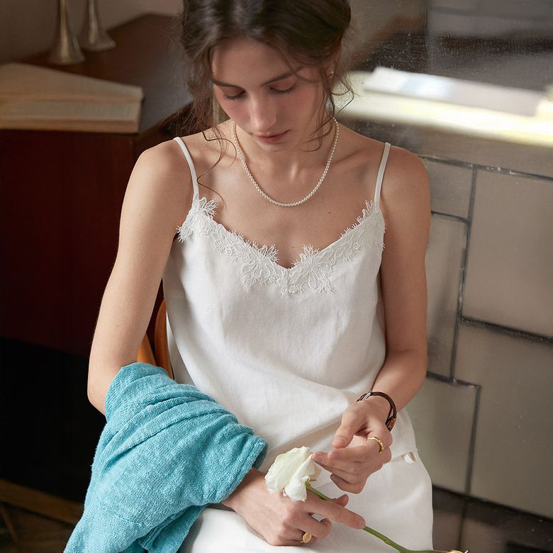 SR_Lace white camisole