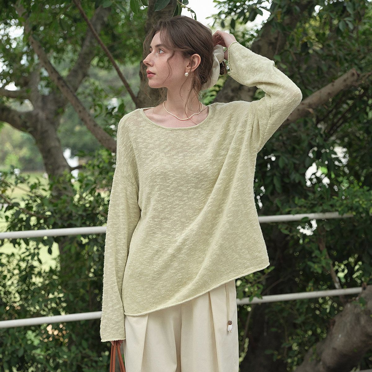 심플레트로(SIMPLE RETRO) SR_Texture cotton knit_2color