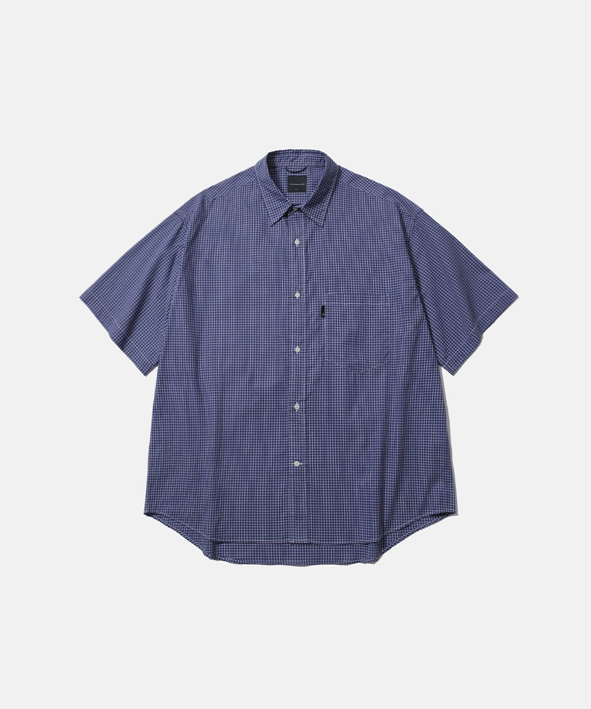 모이프(MOIF) [SS26] UNIFORM H/S SHIRT / BLUE GRID