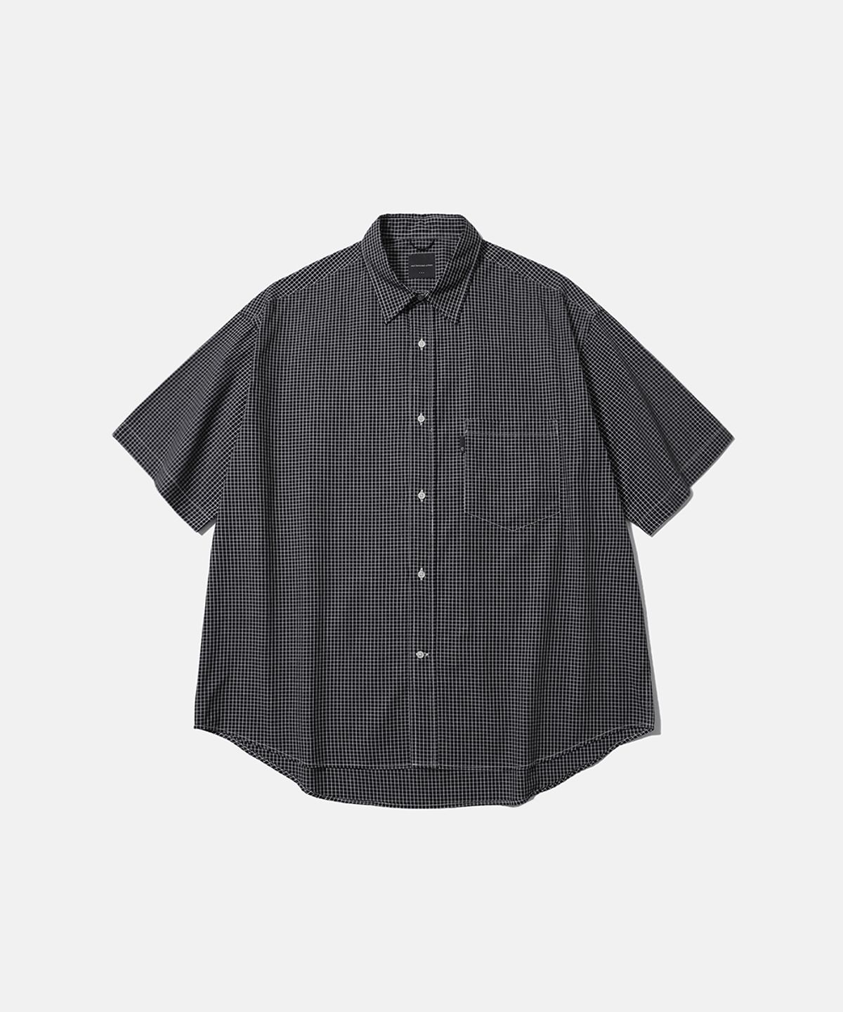 모이프(MOIF) [SS26] UNIFORM H/S SHIRT / BLACK GRID