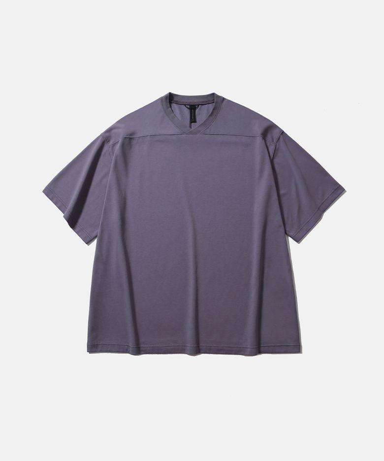 [SS26] WIDE VARSITY H/S TEE / DRIED LAVENDER