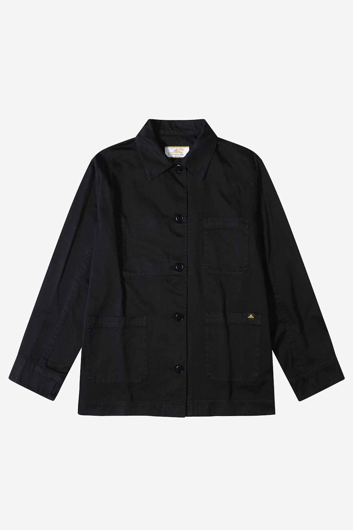 르몽생미셸(LE MONT ST MICHEL) (W)Gabardine Work Jacket_Black