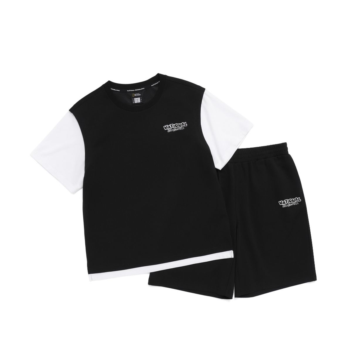 내셔널지오그래픽 키즈(NATIONAL GEOGRAPHIC KIDS) K262UPB920 레이어드 상하 SET CARBON BLACK