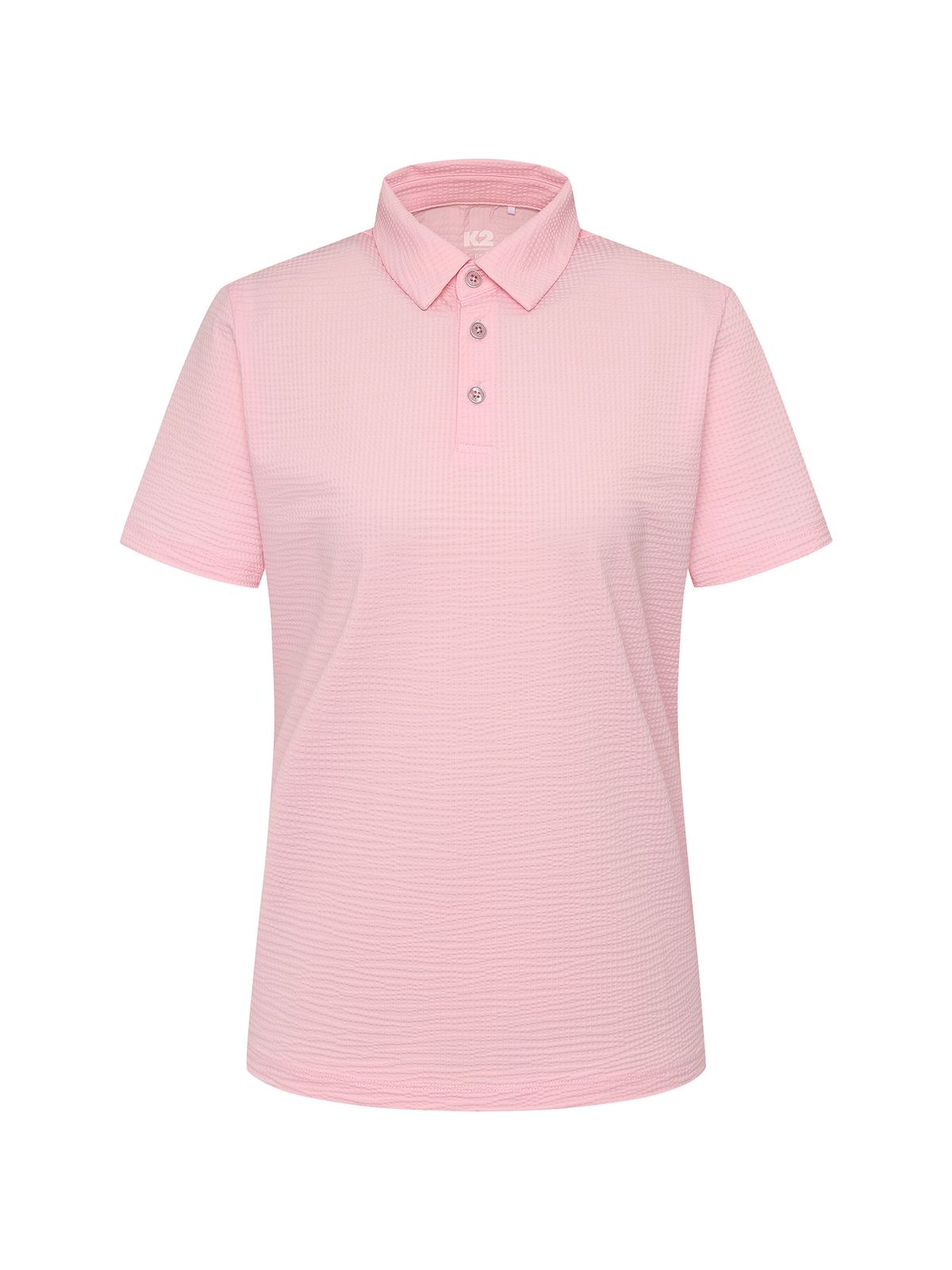케이투(K2) 시원서커 ICE WAFFLE 폴로 W_Cool Pink