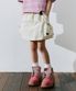 KIDS WOVEN SKIRTS PANTS - IVORY