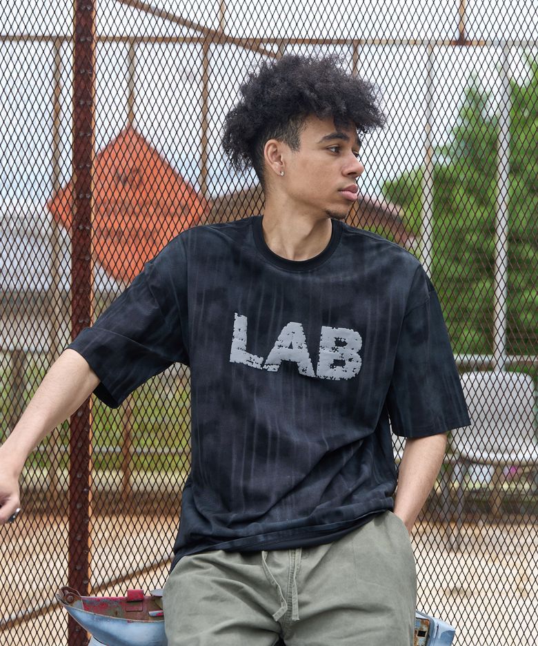 스머지 LAB 반팔 티셔츠 블랙