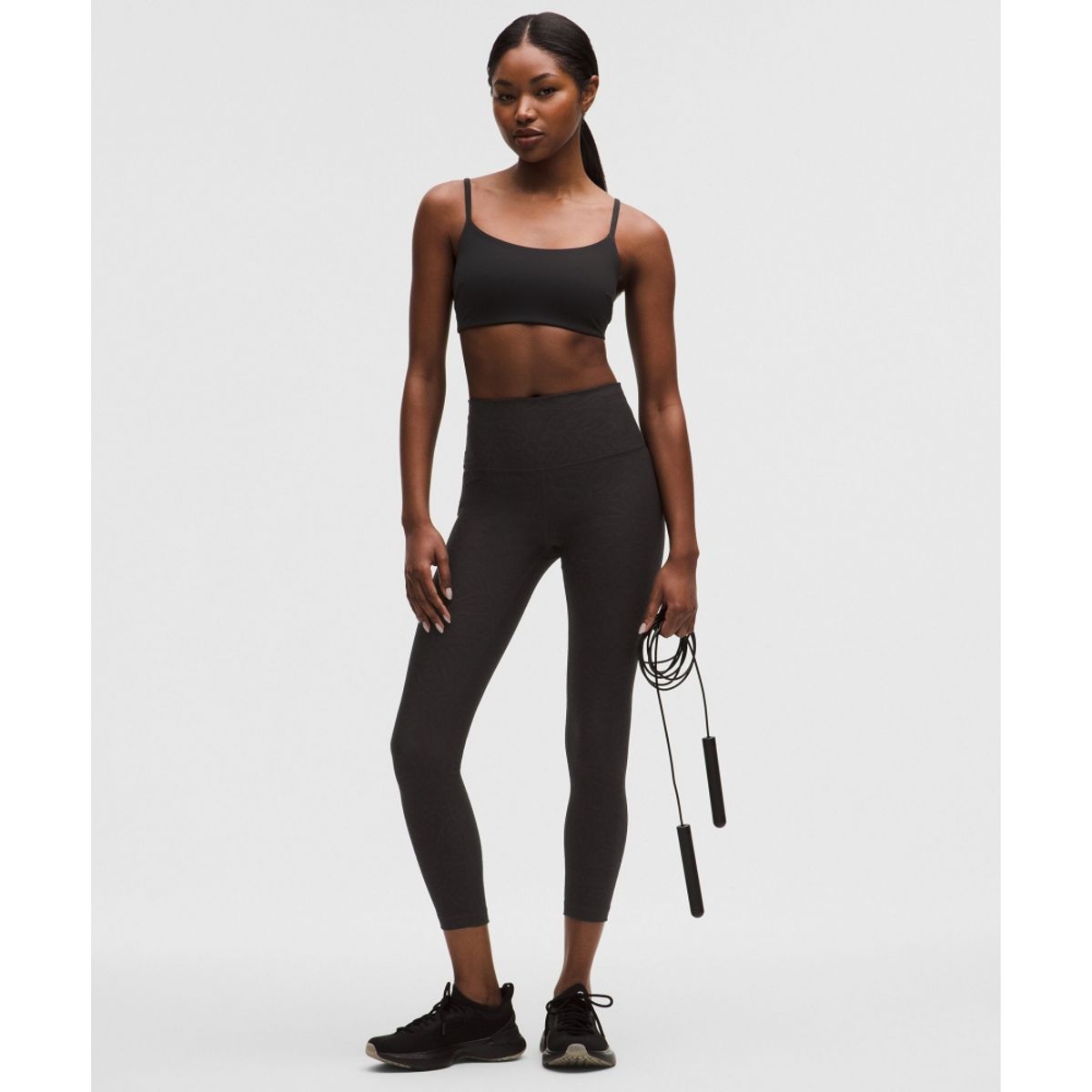 룰루레몬(LULULEMON) 3D 자카드 페이즐리 트레인 하이라이즈 타이츠 25inch  PTXB
