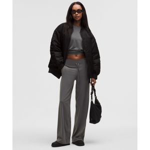 그루브 와이드 레그 하이라이즈 팬츠 *레귤러  ONGE