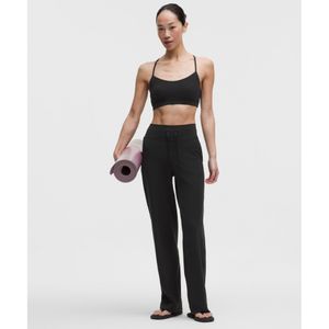 그루브 하이라이즈 와이드 레그 팬츠 *아시아 핏  BLK