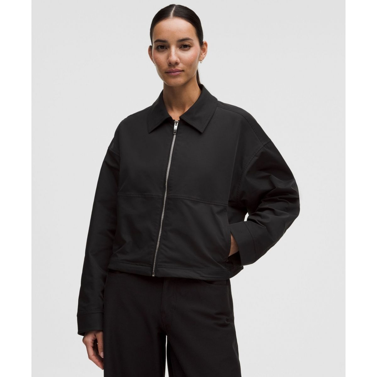 룰루레몬(LULULEMON) 트윌 칼라드 재킷  BLK