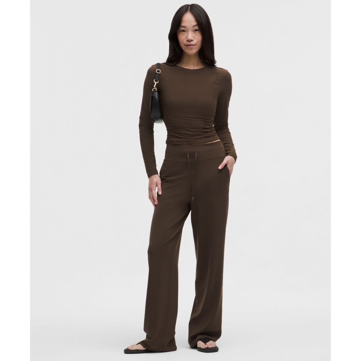 룰루레몬(LULULEMON) 그루브 하이라이즈 와이드 레그 팬츠 *아시아 핏  WALC