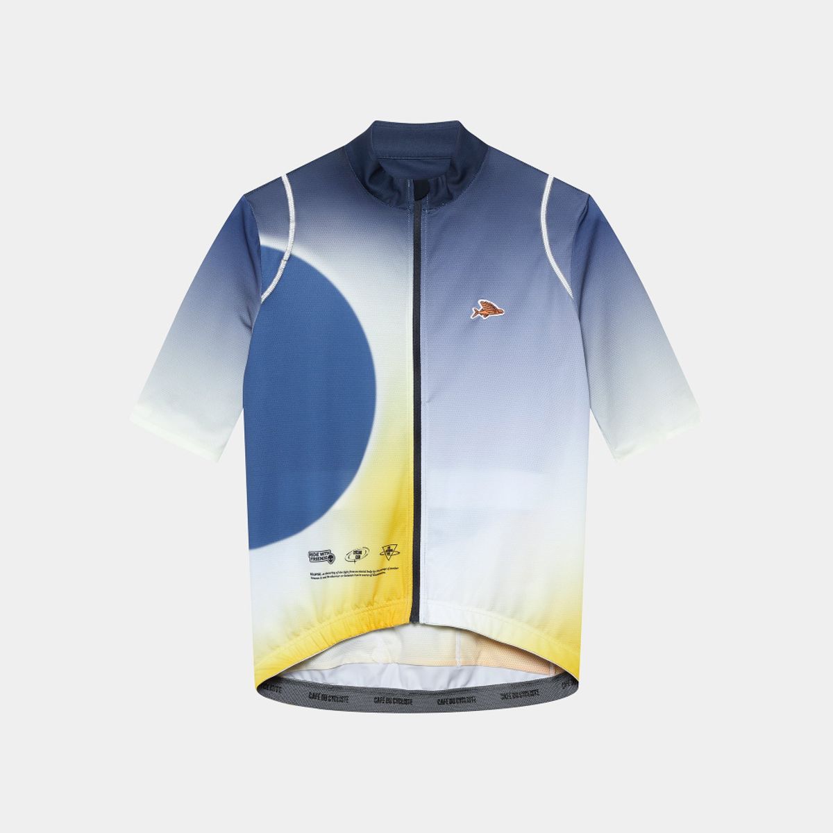 카페 드 사이클리스트(CAFE DU CYCLISTE) 모나 아닥스 반팔 져지 이클립스 네이비 남성