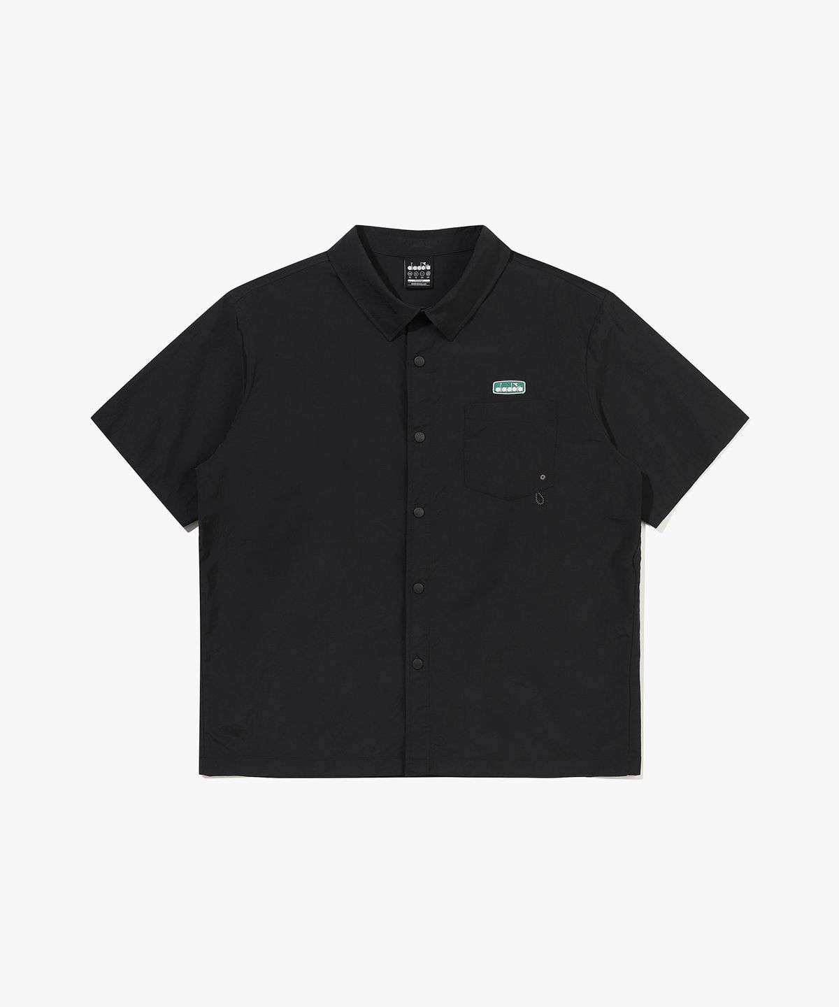 디아도라(diadora) 컴피 반팔 셔츠 BLACK