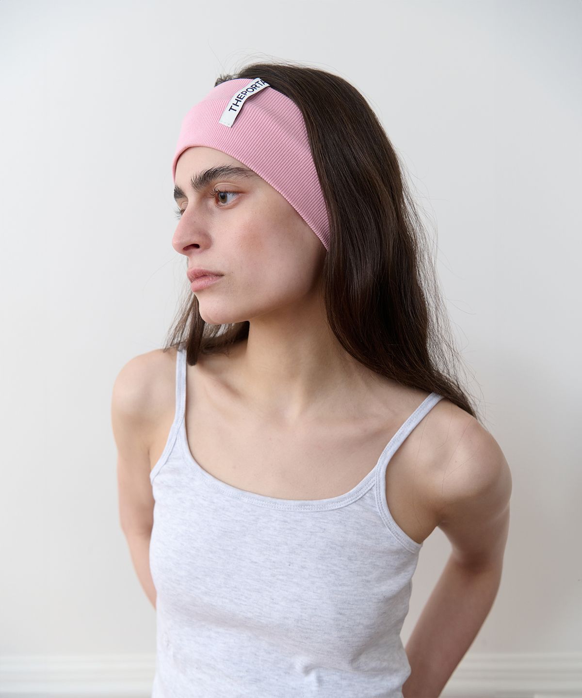 더포르타(THEPORTA) THEPORTA LOGO HAIR BAND, PINK