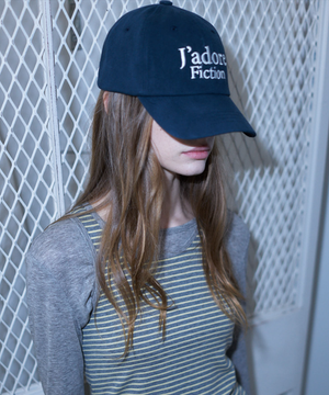 L23 JADORE BASIC BALL CAP(NAVY)