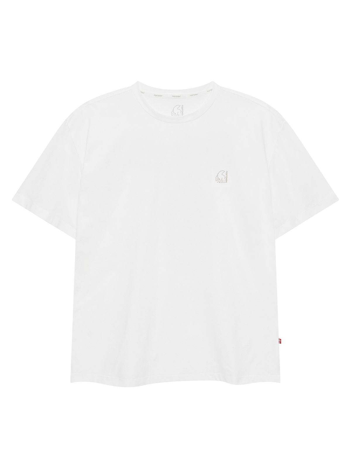 노르디스크(NORDISK) 소로나 폴라베어 그래픽 반팔 티셔츠 - M_Off White