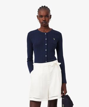 여성 포인텔 리본 크록 긴팔 가디건 TF9866-56G 166