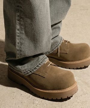 [SECOND.A] V2 벌룬토 캐주얼 스웨이드 더비 2NDF5400BS [MOKA]