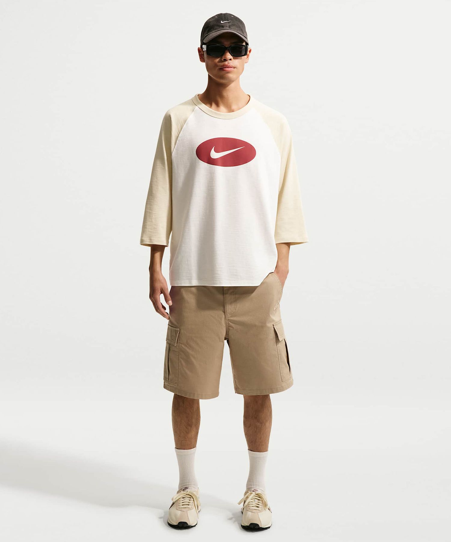 나이키(NIKE) 클럽 우븐 카고 쇼츠 M - 파라슈트 베이지 / FN3518-297
