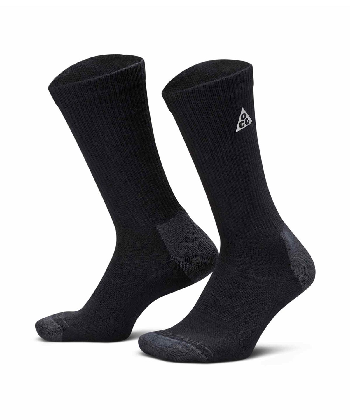 나이키(NIKE) ACG 에브리데이 엘리베이티드 크루 삭스(1켤레) - 블랙:다크 스모크 그레이 / IH8647-010