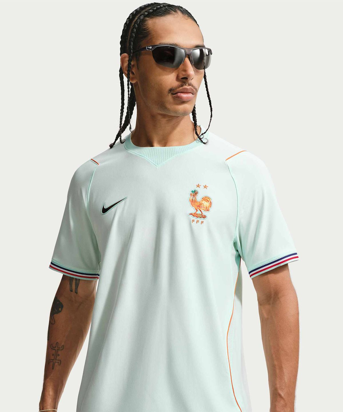 나이키(NIKE) 프랑스 국가대표팀 2026 스타디움 어웨이 드라이 핏 축구 저지 M - 이글루:모나크:모나크 / IB5367-394