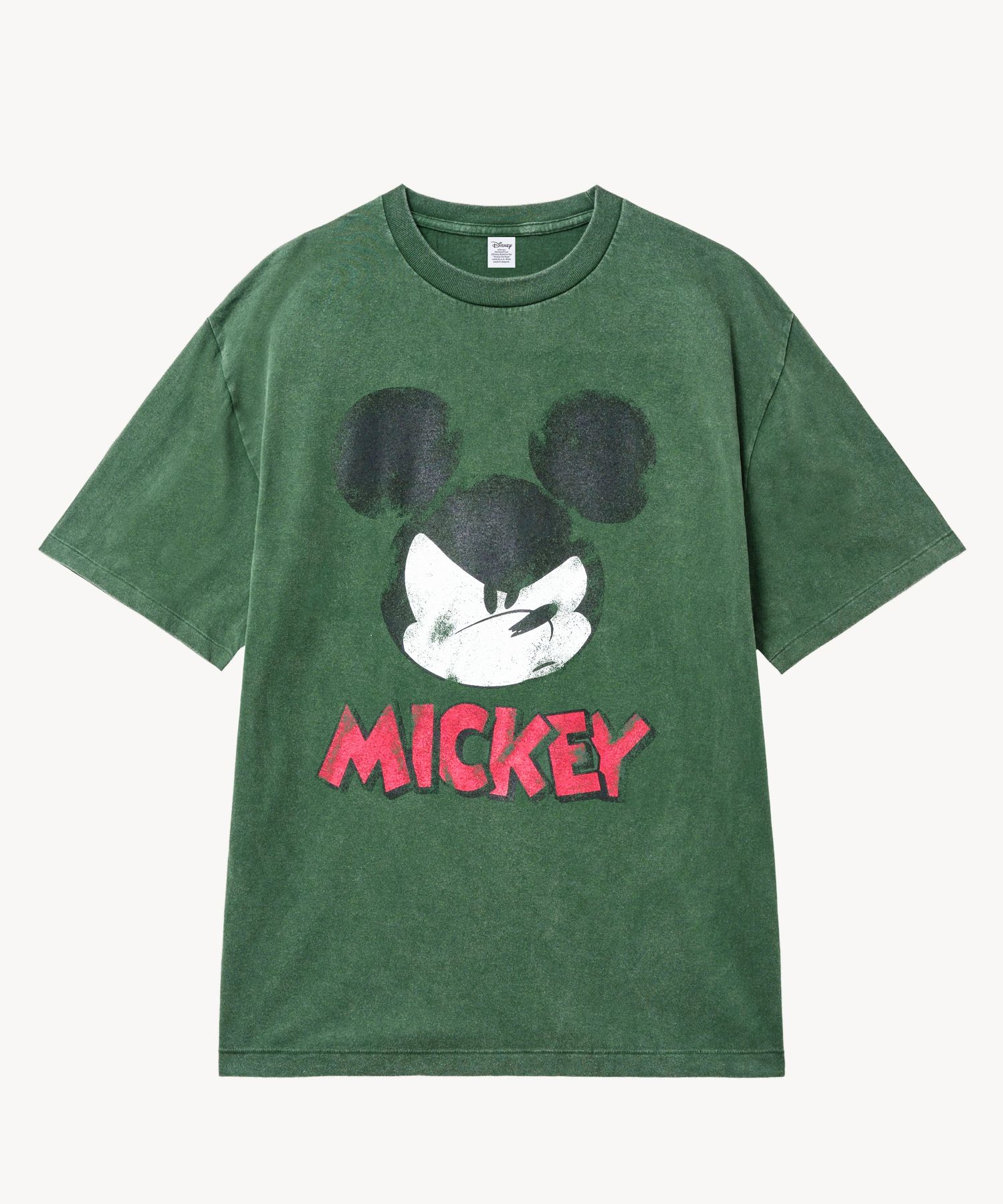MUSINSA公式 | VTWO フェイドウォッシングフェイス_ミッキー_ Tシャツ