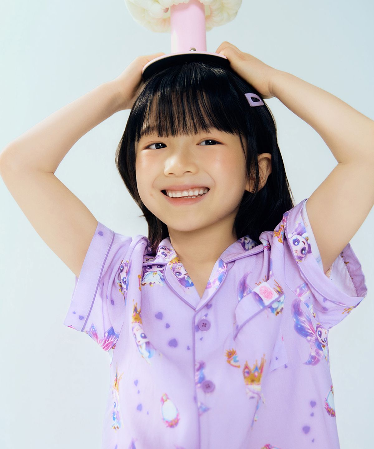 스파오 키즈(SPAO KIDS) [키즈] (캐치티니핑6) 반팔 파자마(LIGHT VIOLET)_SPPPG37KU1