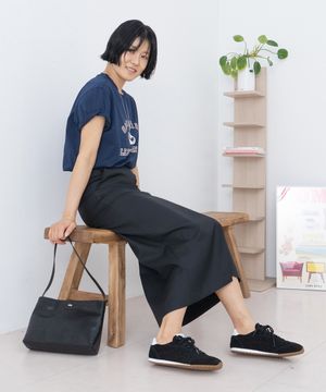 헤일로 스니커즈 - 블랙 QR222LSN44