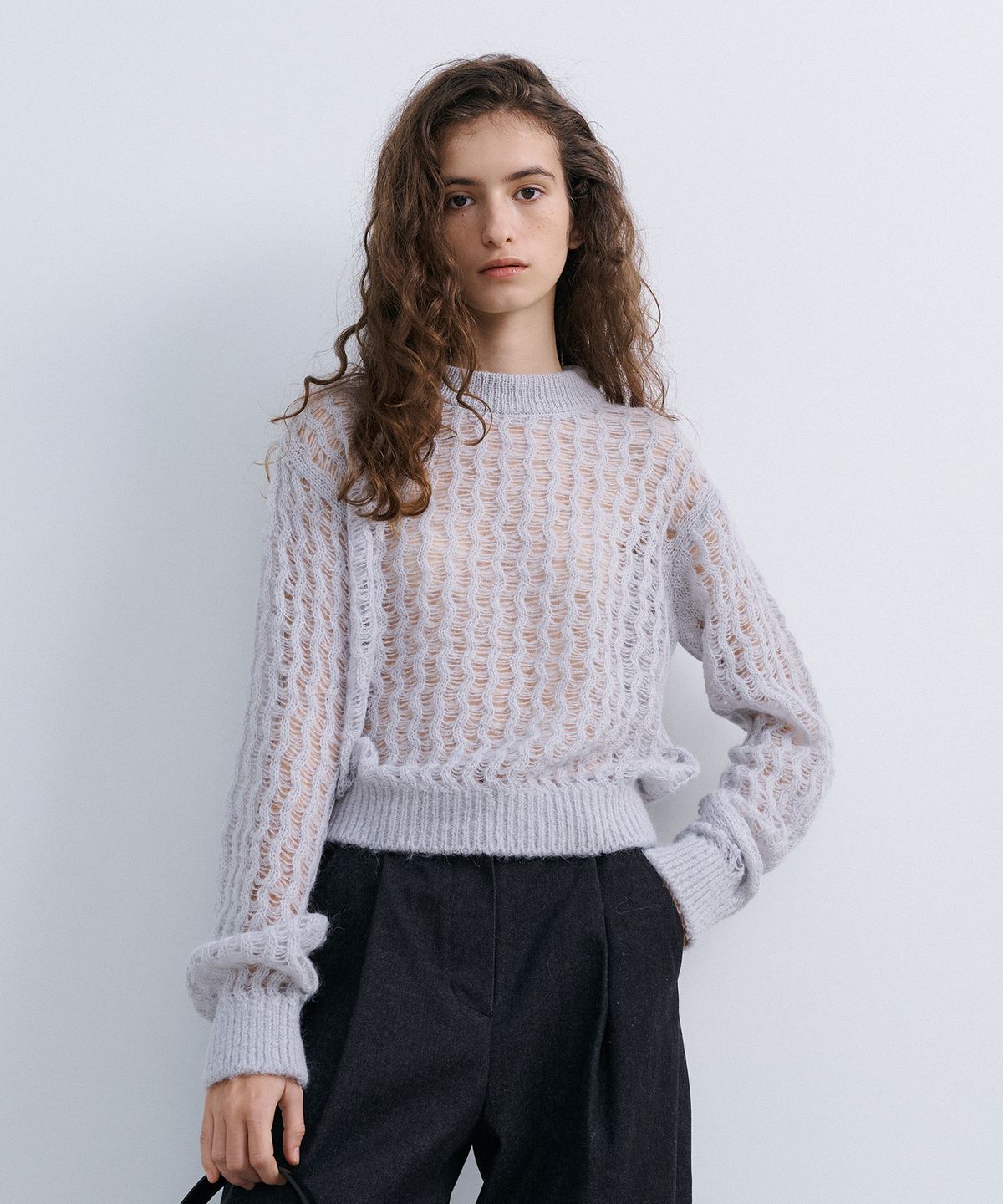에핑글러(EPINGLER) SUMMER WOOL COLOR KNIT - GREY
