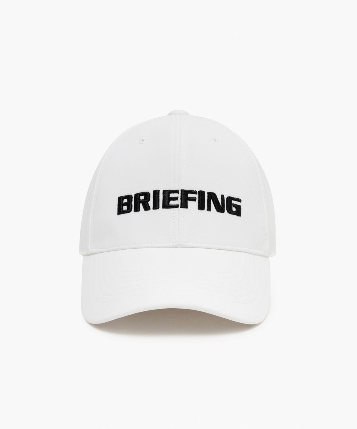 브리핑 골프(BRIEFING GOLF) 남자 빅 로고 스트럭쳐 캡_화이트