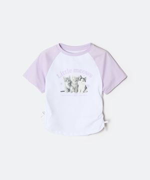 [키즈][COOL] 여아 그래픽 래글런 반팔티_SPRPG24KG1