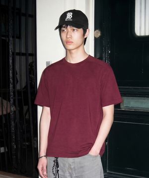 포워드 레귤러 반팔티셔츠 버건디 MMST6933