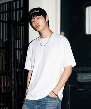 포워드 레귤러 반팔티셔츠 화이트 MMST6933