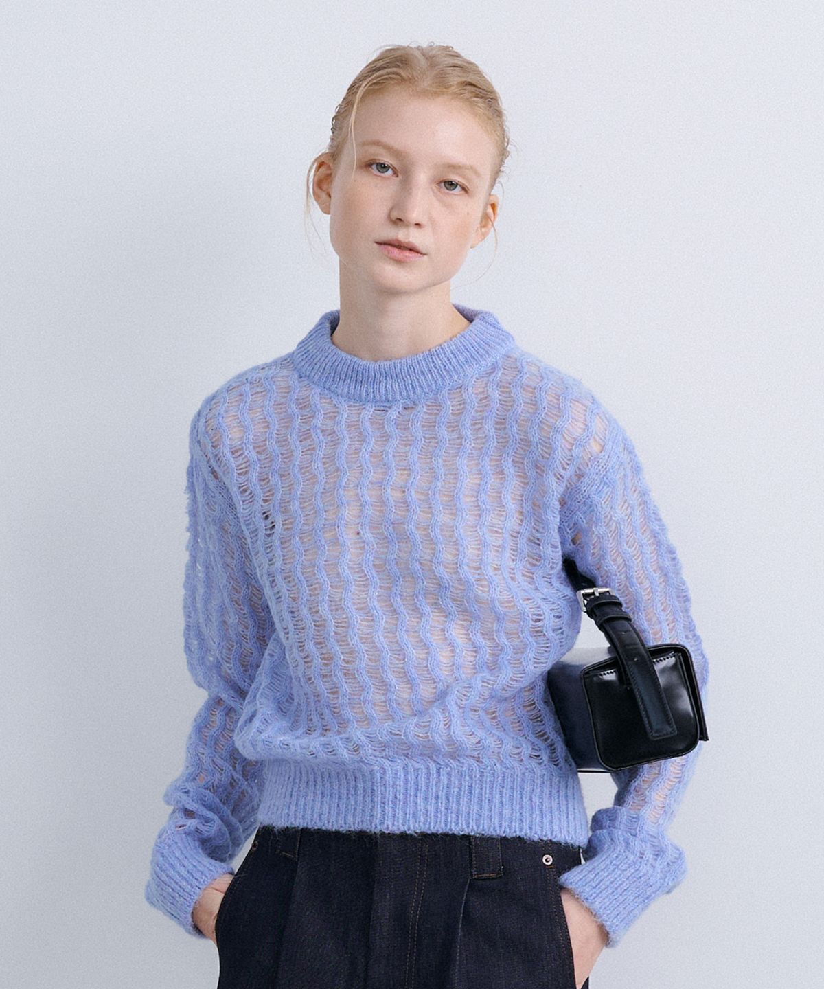 에핑글러(EPINGLER) SUMMER WOOL COLOR KNIT - BLUE