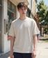 박시 크롭 반팔티셔츠 오트밀 MMST7858