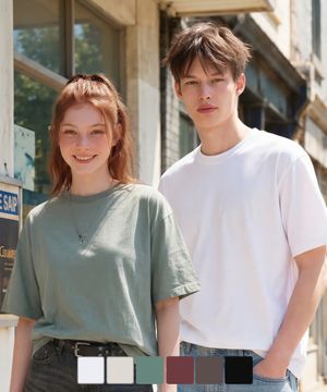 [2PACK] 박시 크롭 반팔티셔츠 6종 MMST7858