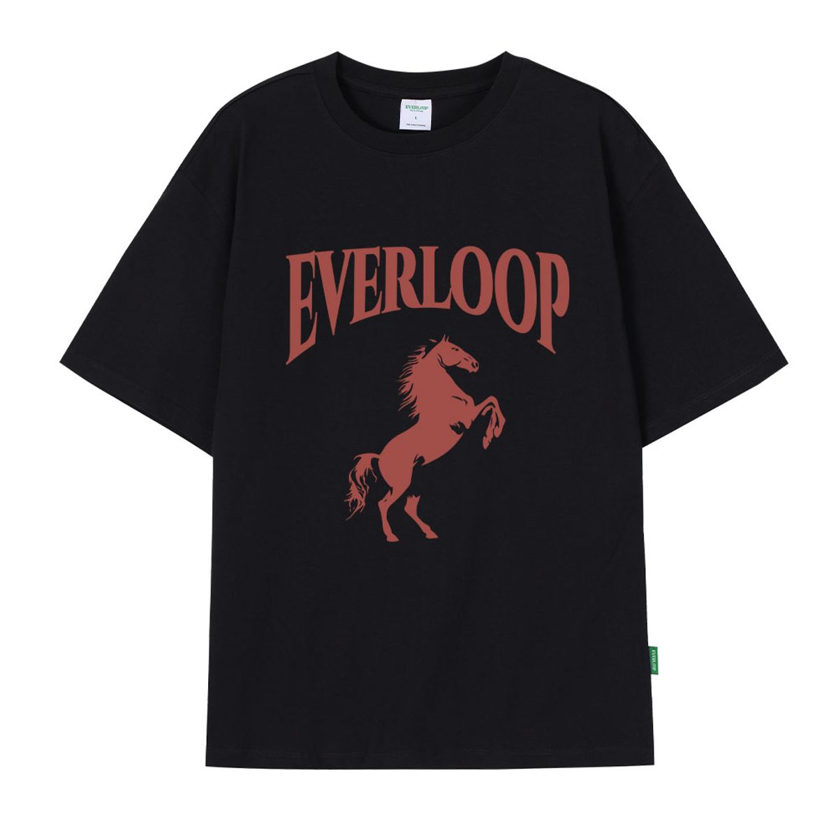 에버루프(EVERLOOP) 붉은말 반팔티 EL