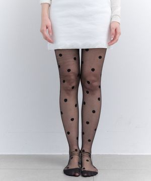 빅 도트 패턴 스타킹 (2colors)