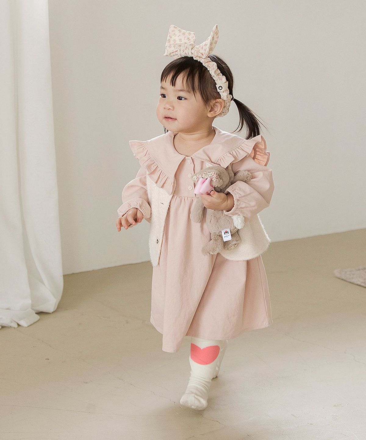 아림클로젯(ARIMCLOSET) 동화속 그녀가 좋아하는 마시멜로우 - 아기 빅카라 원피스