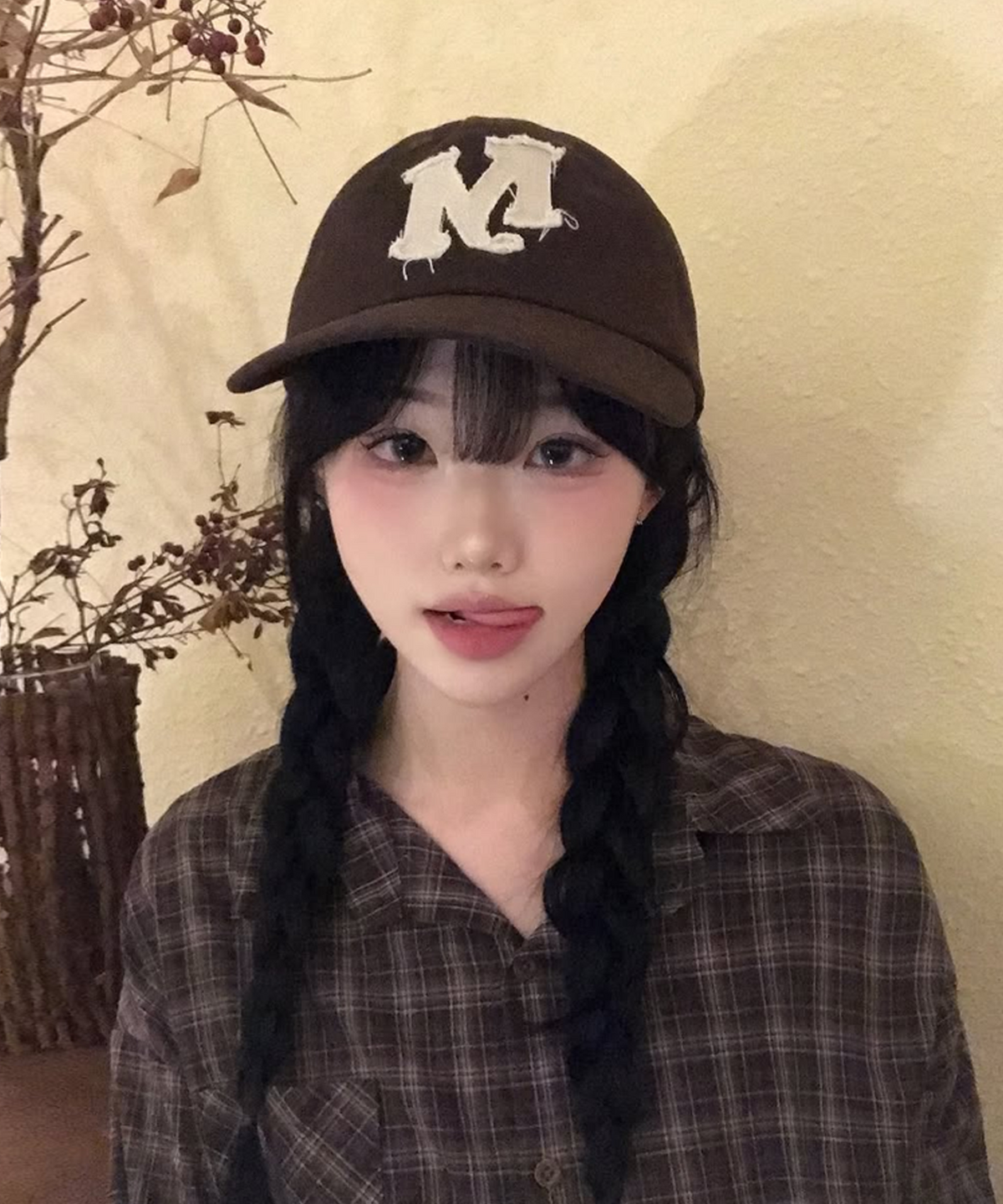 미타유스(MITA YOUTH) 시그니처 워시드 볼캡 [DEEP BROWN]