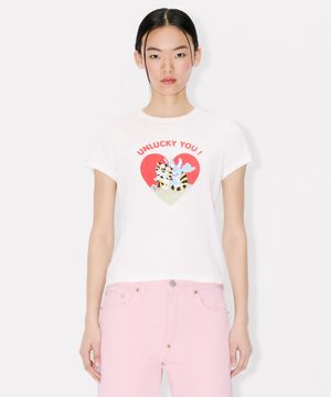 여성 갓츠 겐조 카툰 클래식 반팔 티셔츠_K265AWTC04WHX