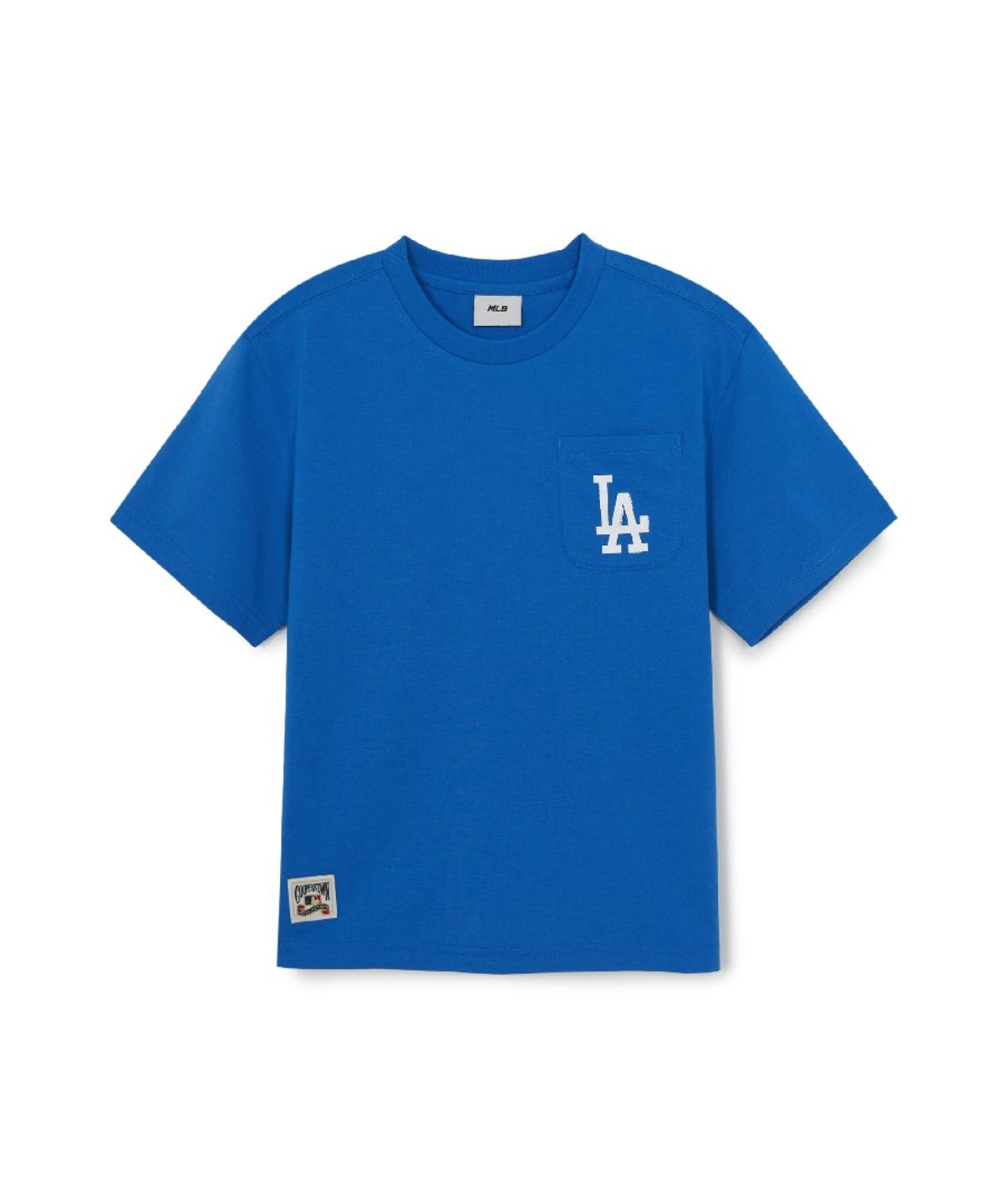 엠엘비 키즈(MLB KIDS) 스트릿 베이직 클래식쿠퍼스 로고 티셔츠 LA (Cobalt Blue)