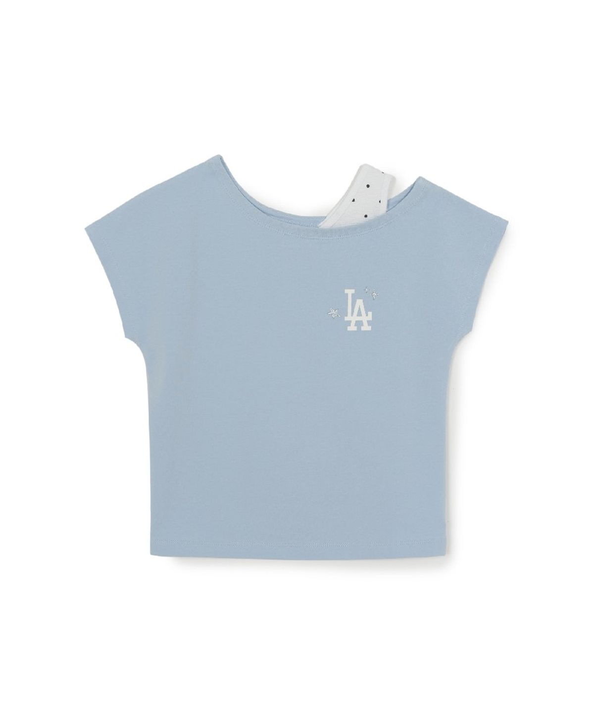 엠엘비 키즈(MLB KIDS) 스트릿 걸즈 나시 레이어드 티셔츠 LA (Sky blue)