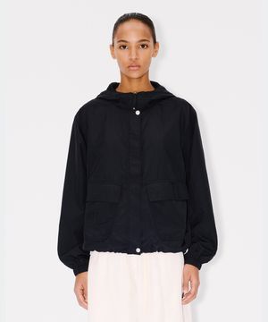 여성 보케 플라워 2.0 블랙 윈드브레이커_K265AWU503BKX