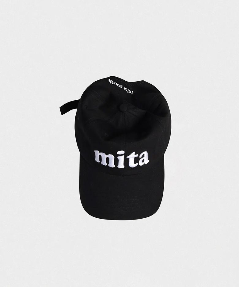 미타 베이직 로고 볼캡 [BLACK]