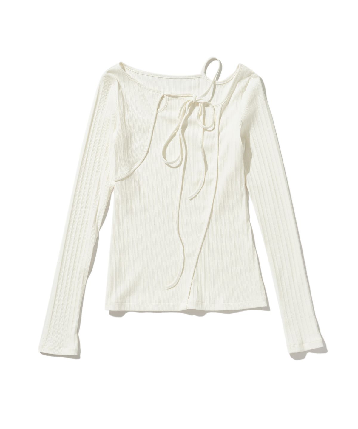 라츠유(LOTSYOU) LOTSYOU_Kate Moss String top Ivory