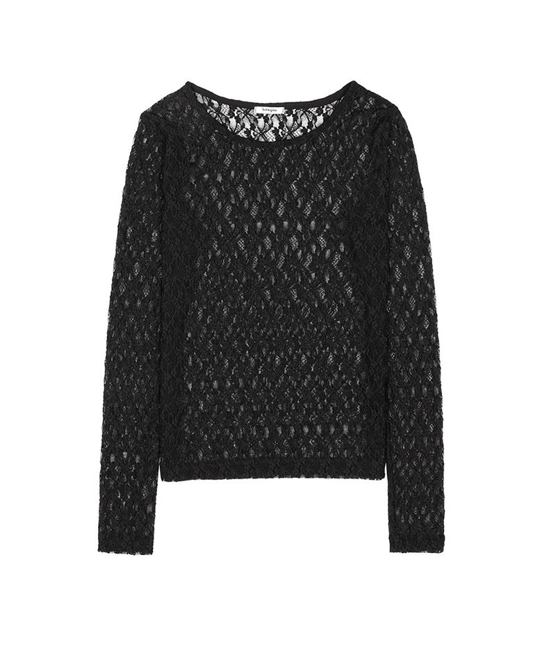 Rosie Lace T-shirt Brown