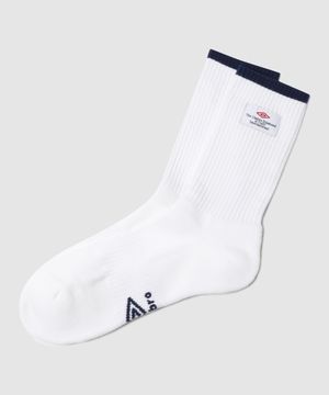 클래식 라벨 크루 삭스 화이트 UR123CSC35